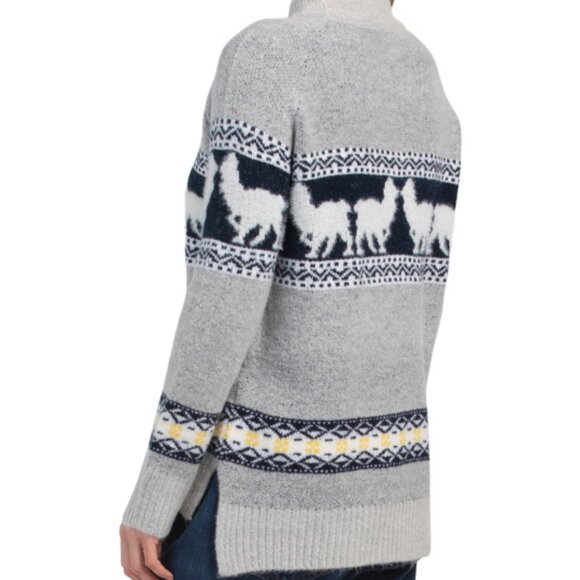 NEW  COCOBLEU Winter Cozy Sweater Heather Grey for women 168tn - Picture 3 of 4